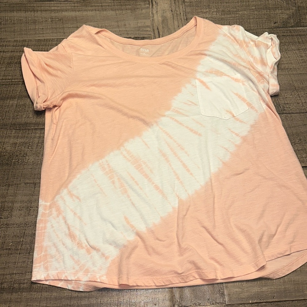 Pink & white top